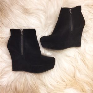 ALDO Black Platform Booties